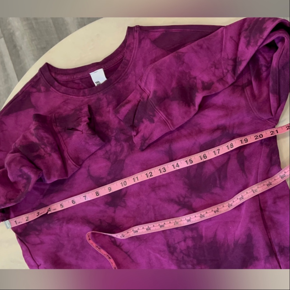 All In Motion Tie-Dye Athleisure Sweatshirt. - Picture 8 of 8